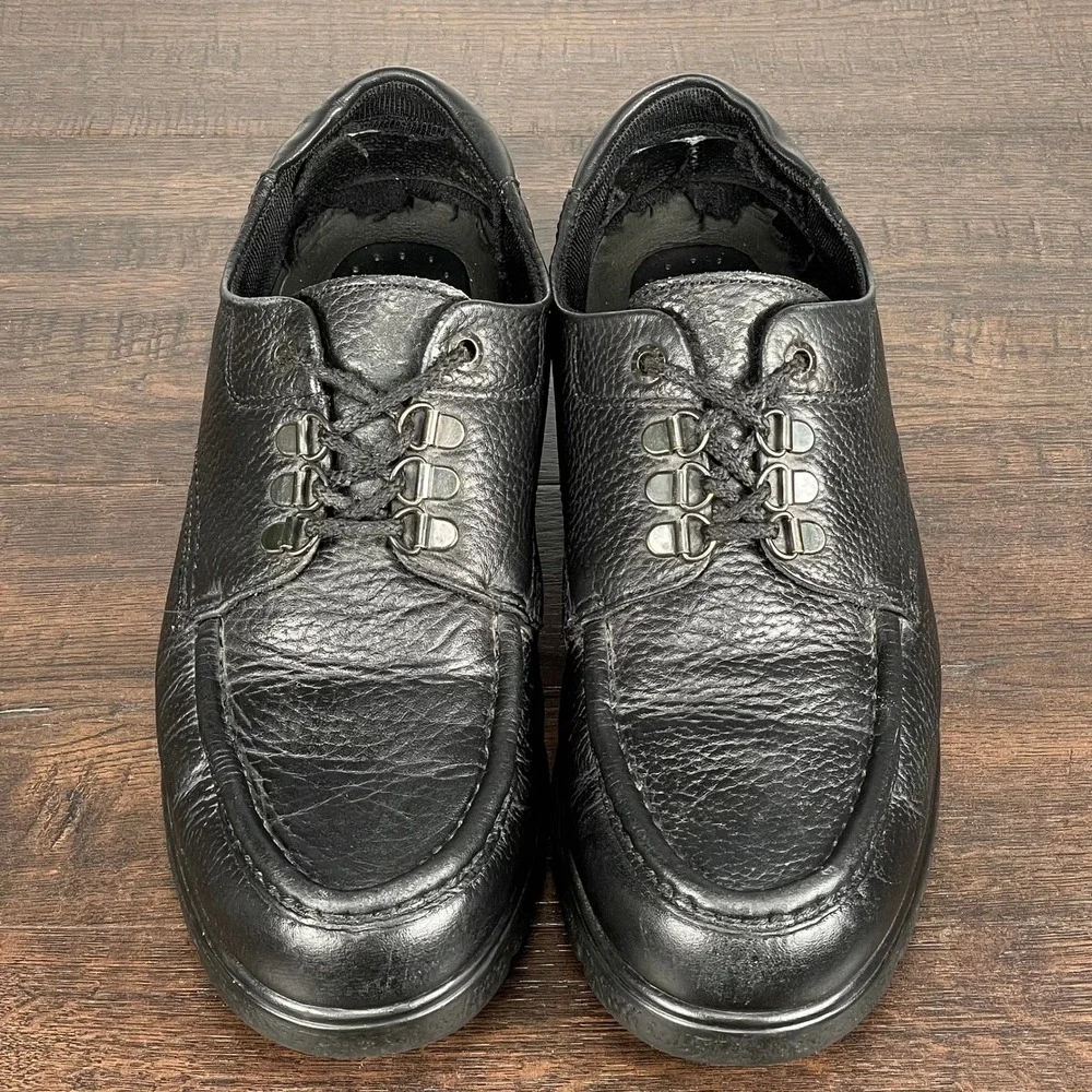 Red Wing Shoes Mens 9 Black Leather Comfort Shoes USA Lace-Up Classic Minimalist